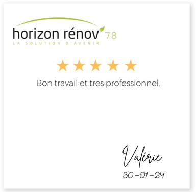 avis horizon renov 78 Valérie