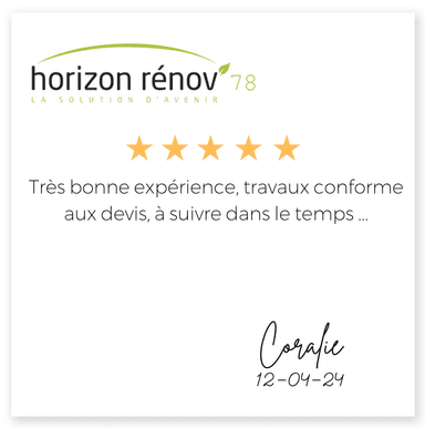 avis horizon renov 78 Coralie